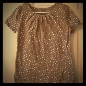 Ann Taylor Loft Polka-Dot Blouse 🌟 Med